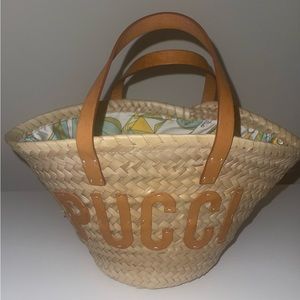 PUCCI Straw Bag
